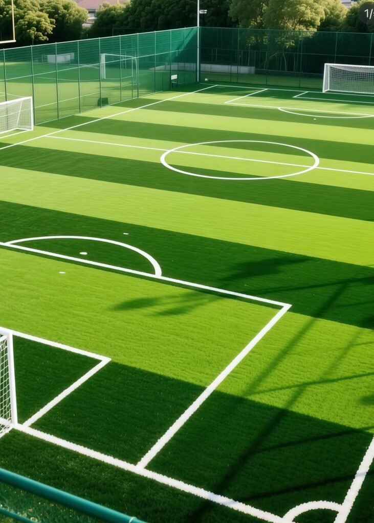 Cage soccer turf